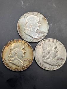 Kennedy Half Dollars - 1960, 1962, 1963 (Lot of 3)