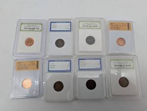 Lincoln Cents Lot of 8 - 1960-P BU 1915-D 1917-D 1943 Steel Cent 2009 Bronze Satin SF Wheat Cent