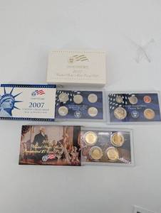 2007 US Mint Proof Sets - 50 State Quarters & Presidential $1 Coin Set