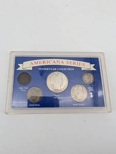 Americana Series YesterYear Collection 5-Coin Set - Indian Head Penny, Liberty Nickel, Barber Half Dollar, Barber Dime, Barber Quarter