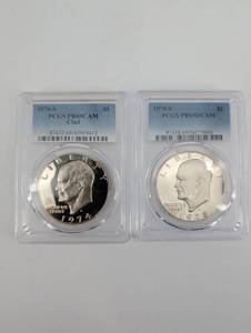 Kennedy Half Dollar 1974-S & 1978-S PCGS PR69DCAM Clad