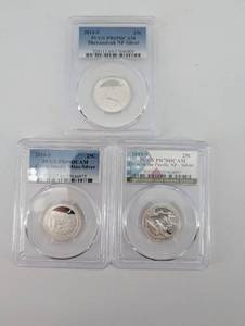 90% Silver Shenandoah NP-Silver 2014-S PCGS PR69DCAM (Lot of 3)