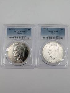 40% Silver Eisenhower Dollars (Lot of 2)