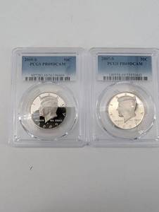 Kennedy Half Dollar - 2009-S & 2007-S PCGS PR69DCAM 50C