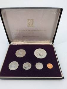Franklin Mint British Virgin Islands Proof Set - The Second Coinage (6 Coins), 1973