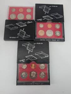United States Proof Set 1980 (Lot of 3) - Display Boxes