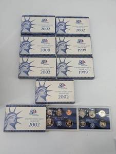 United States Mint Proof Set 2002 with 50 State Quarters