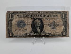 1923 Series US Silver Certificate $1 - One Dollar - Washington DC