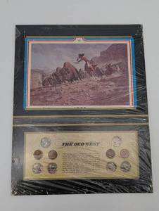 Old West Coin Set on Display Card