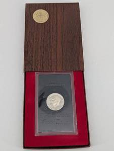 40% Silver Franklin Mint Eisenhower Dollar 1971 United States Proof Dollar - Presentation Box