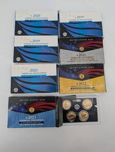 United States Mint American Innovation $1 Coin Sets (2019-2023) - Proof & Reverse Proof Collection