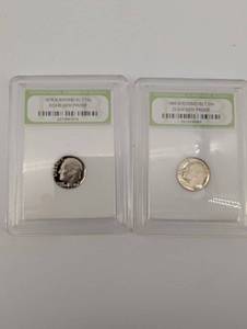 Roosevelt Dimes 1978-S & 1999-S DCAM Gem Proof (Lot of 2)