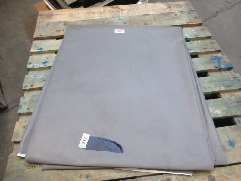 NEW Vinyl Tarp - 16 x 20  Gray  White Vinyl tarp - 7 oz. Lightweight Duty