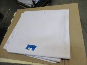 NEW Vinyl Tarp Remnant - 10 x 20  White  White Vinyl tarp - 15 oz. Midweight Duty