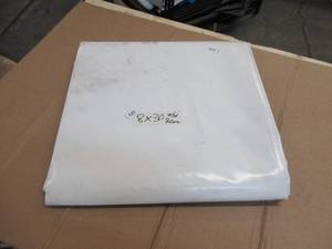 NEW Vinyl Tarp Remnant - 8 x 30  White  White Vinyl tarp - 20 oz. Heavyweight Duty