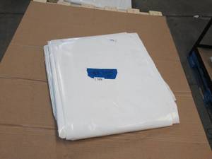 NEW Vinyl Tarp Remnant - 6 x 30  White  White Vinyl tarp - 20 oz. Heavyweight Duty