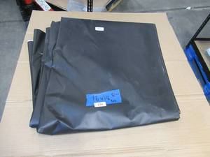 NEW Vinyl Tarp - 16 x 18  Black  White Vinyl tarp - 9 oz. Lightweight Duty