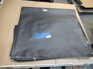 NEW Vinyl Tarp Remnant - 10 x 27  Black  Black Vinyl tarp - 13 oz. Midweight Duty