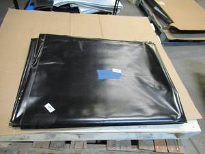 NEW Vinyl Tarp Remnant - 10 x 16  Black  Black Vinyl tarp - 20 oz. Heavyweight Duty