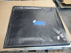 NEW Vinyl Tarp Remnant - 10 x 28  Black  Black Vinyl tarp - 13 oz. Midweight Duty
