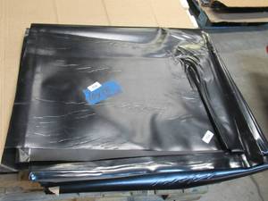 NEW Vinyl Tarp Remnant - 10 x 18  Black  Black Vinyl tarp - 20 oz. Heavyweight Duty