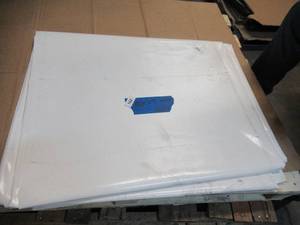 NEW Vinyl Tarp Remnant - 10 x 17 White  White Vinyl tarp - 20 oz. Heavyweight Duty