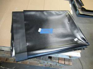 NEW Vinyl Tarp Remnant - 8 x 10 Black  Black Vinyl tarp - 20 oz. Heavyweight Duty