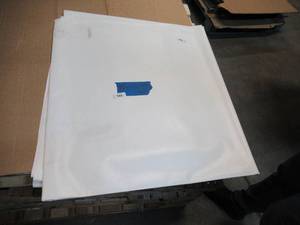 NEW Vinyl Tarp Remnant - 10 x 10  White  White Vinyl tarp - 13 oz. Midweight Duty
