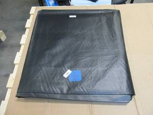NEW Vinyl Tarp - 12 x 50  Black  White Vinyl tarp - 9 oz. Lightweight Duty