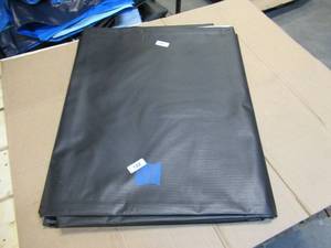 NEW Vinyl Tarp - 10 x 16  Black  White Vinyl tarp - 13 oz. Midweight Duty