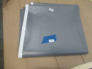 NEW Vinyl Tarp - 16 x 16  Gray  White Vinyl tarp - 9 oz. Lightweight Duty