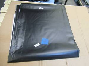 NEW Vinyl Tarp - 16 x 20  Black  White Vinyl tarp - 9 oz. Lightweight Duty