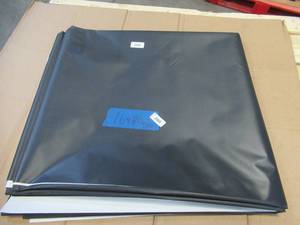 NEW Vinyl Tarp - 16 x 20  Black  White Vinyl tarp - 9 oz. Lightweight Duty