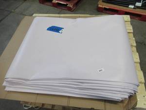 NEW Vinyl Tarp - 16 x 48  White  White Vinyl tarp - 18 oz. Midweight Duty