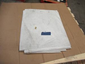 NEW Vinyl Tarp - 16 x 26  Black  White Vinyl tarp - 9 oz. Lightweight Duty