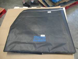 NEW Vinyl Tarp - 16 x 25  Black  White Vinyl tarp - 13 oz. Midweight Duty