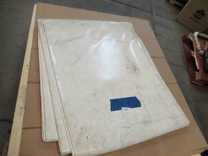 NEW Vinyl Tarp - 10 x 45 White  White Vinyl tarp - 20 oz. Heavyweight Duty