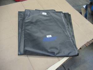 NEW Vinyl Tarp - 13 x 16  Black  White Vinyl tarp - 9 oz. Lightweight Duty