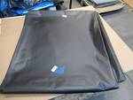 NEW Vinyl Tarp - 10' x 47'  Black / White Vinyl tarp - 13 oz. Midweight Duty
