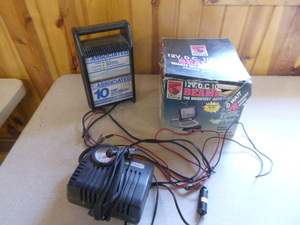 Battery Charger, Flood Light, Air Compressor