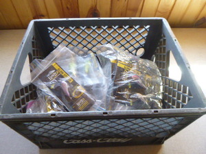 Milk Crate with Lindy Tackle