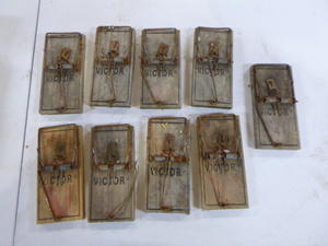 9 Victor Rat Traps