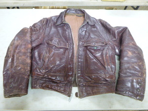 Vintage Leather Flight Jacket