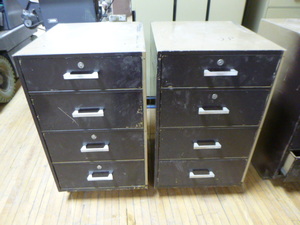 2 4-Drawer File Cabinets