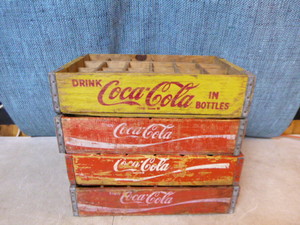 4 Vintage Coca-Cola Crates