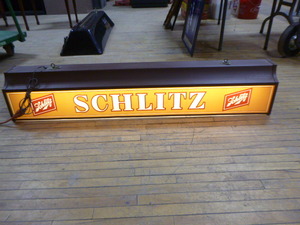 Schlitz Pool Table Light
