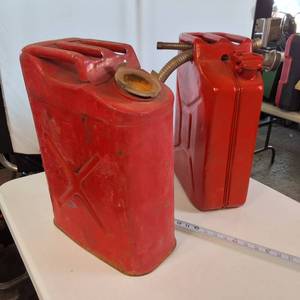 Lot of (2) Vintage Gerry Cans