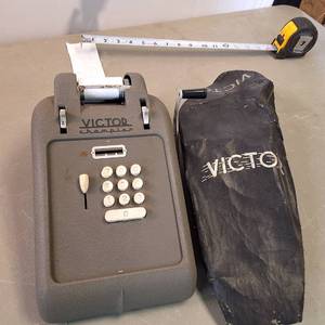 Vintage Victor Champion Manual Adding Machine