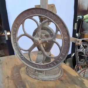 National Coffee Mill, very old vintage cast iron, Woodruff and Edwards Company