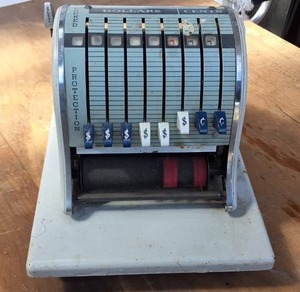 Another Vintage Paymaster Check Writer